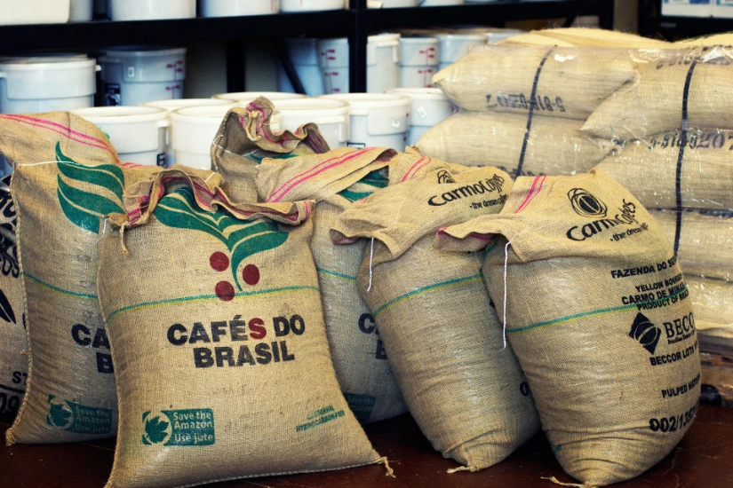 گونی های قهوه برزیل با طراحی استاندارد